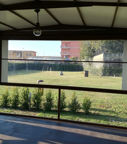 Installation d'une pergola par Abrittout sur Avranches