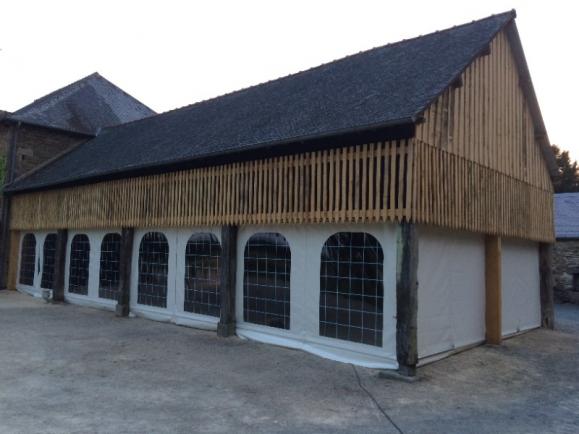 Structure de stockage en bois